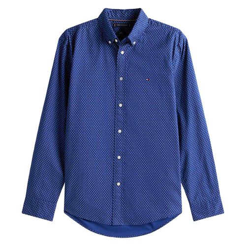Tommy Hilfiger Flex Poplin Fake Solid Print Rf Shirt